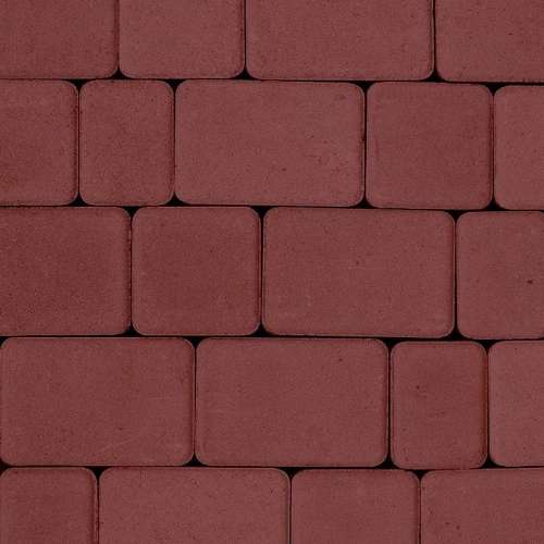 Плитка тротуарная «Старый город» (красная)