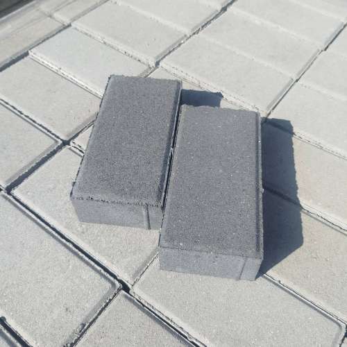 Тротуарная плитка «Кирпичик» (графитовая)