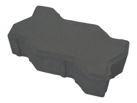 Тротуарная плитка «Волна» (графитовая)