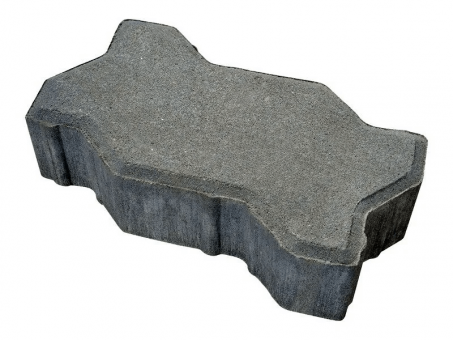 Тротуарная плитка «Волна» (серая)