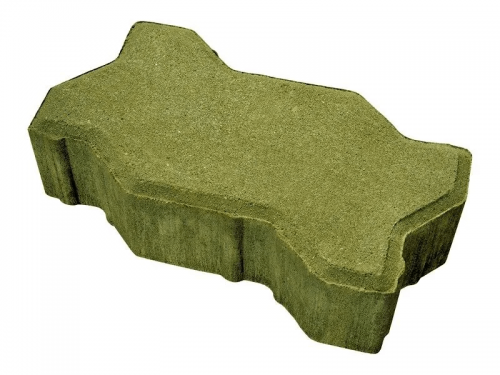 Тротуарная плитка «Волна» (зеленая)